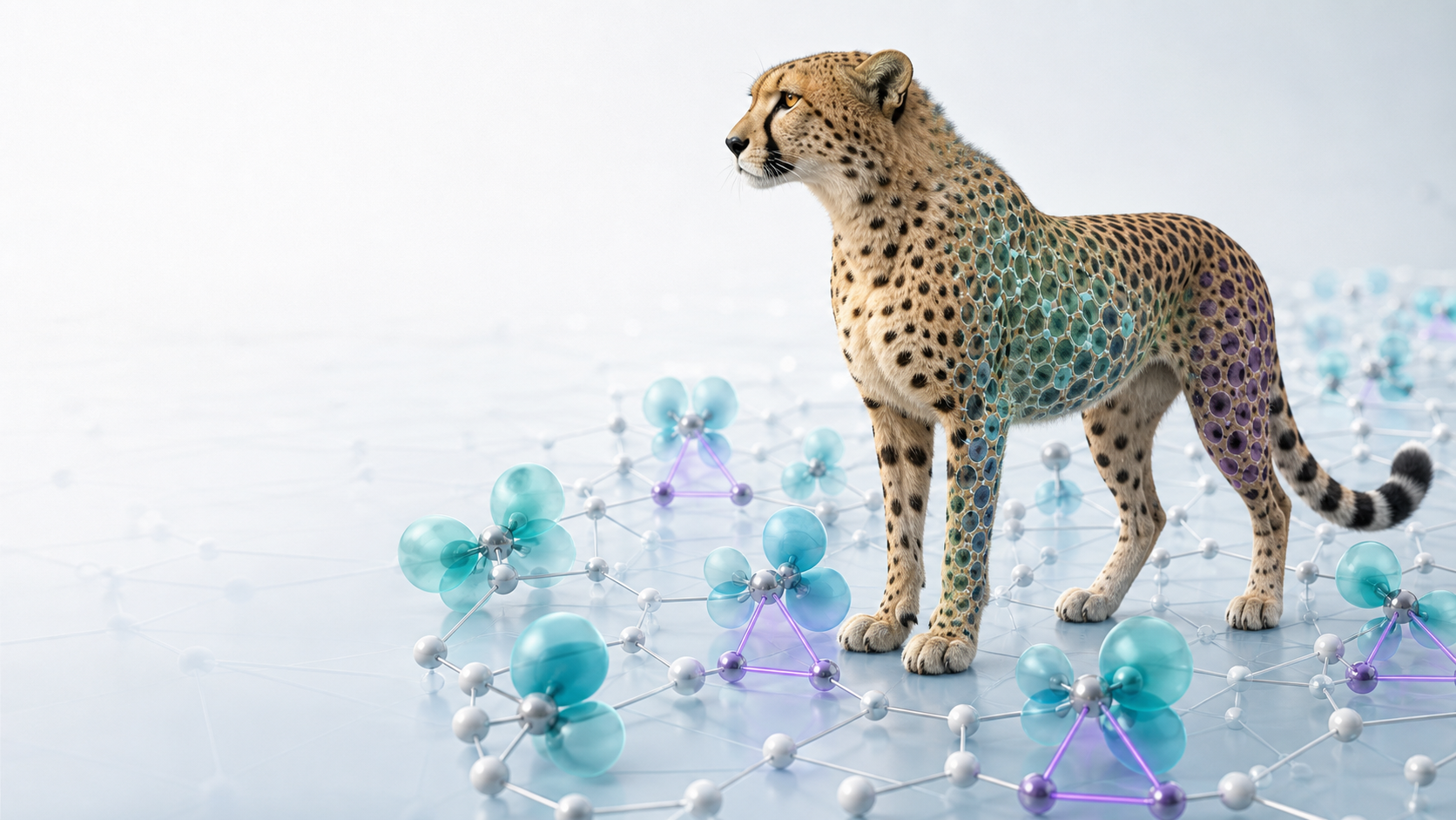 AI-generated Neese's Cheetah codename artwork for vibe-qc v0.15