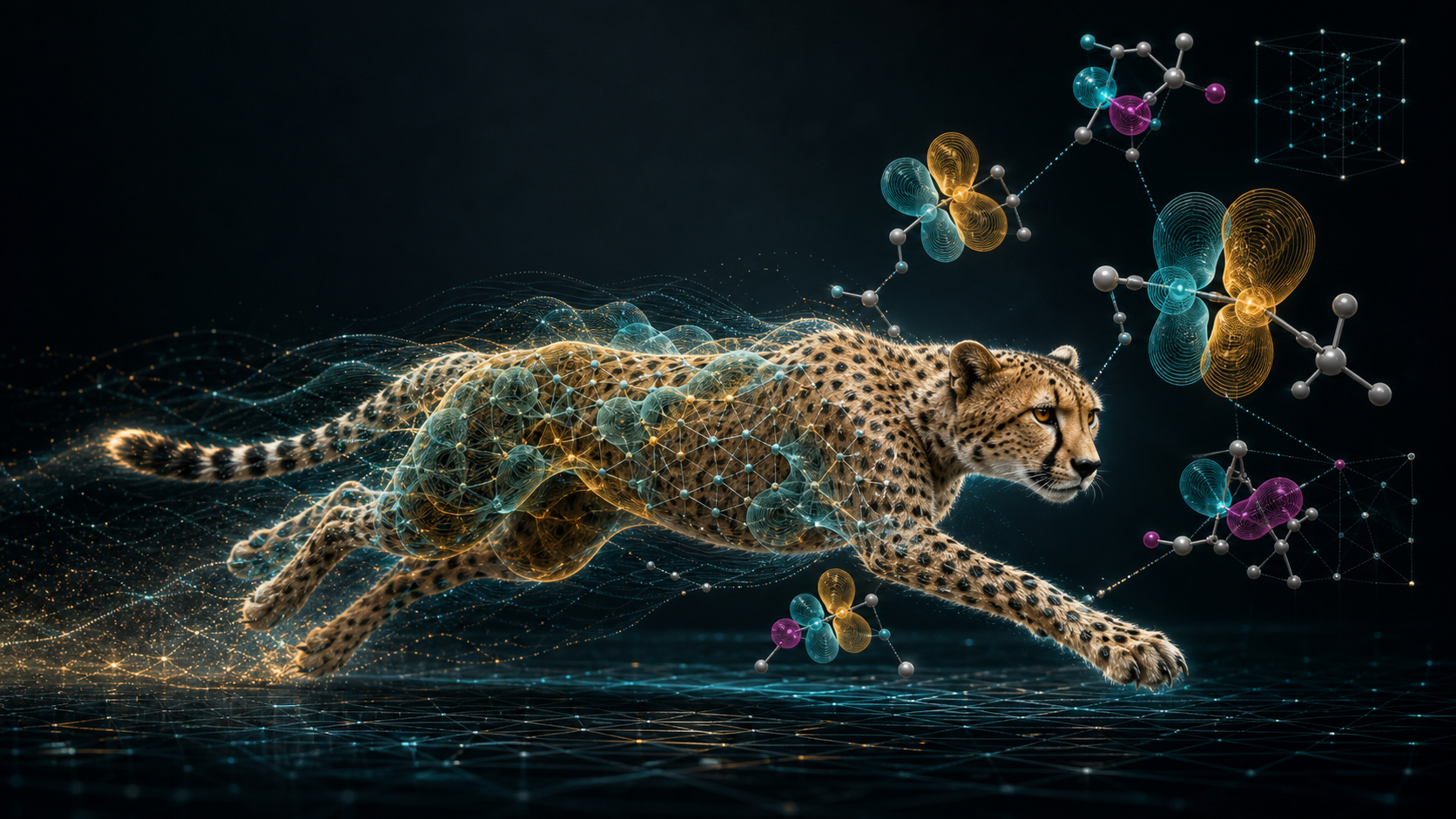 AI-generated Neese's Cheetah codename artwork variant 15c for vibe-qc v0.15.0